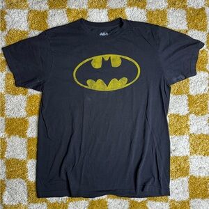 Batman Tshirt, Black/Yellow, size Large